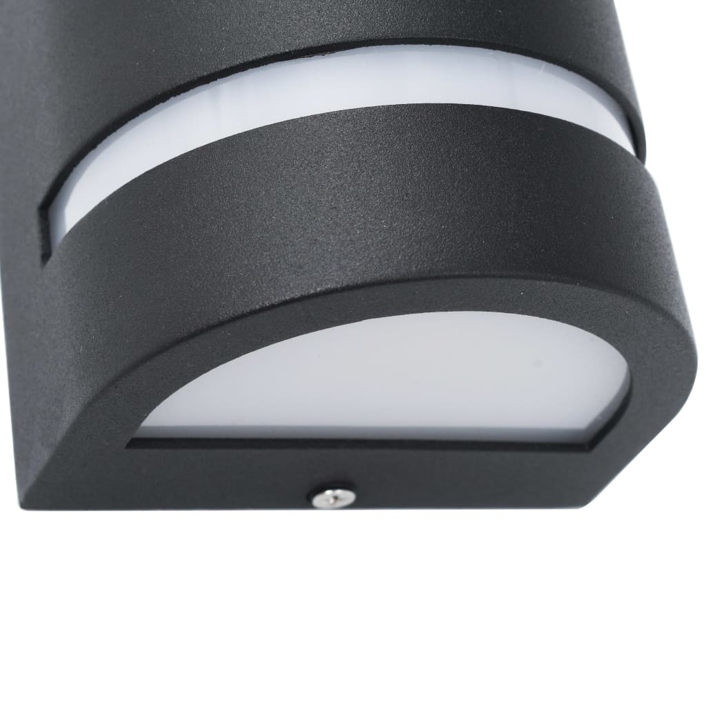 Außenwandleuchte Schwarz Aluminiumdruckguss