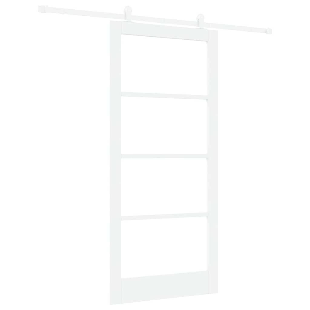 Schiebetür ORKDAL Natürlich und Schwarz 61 x 198,5 cm