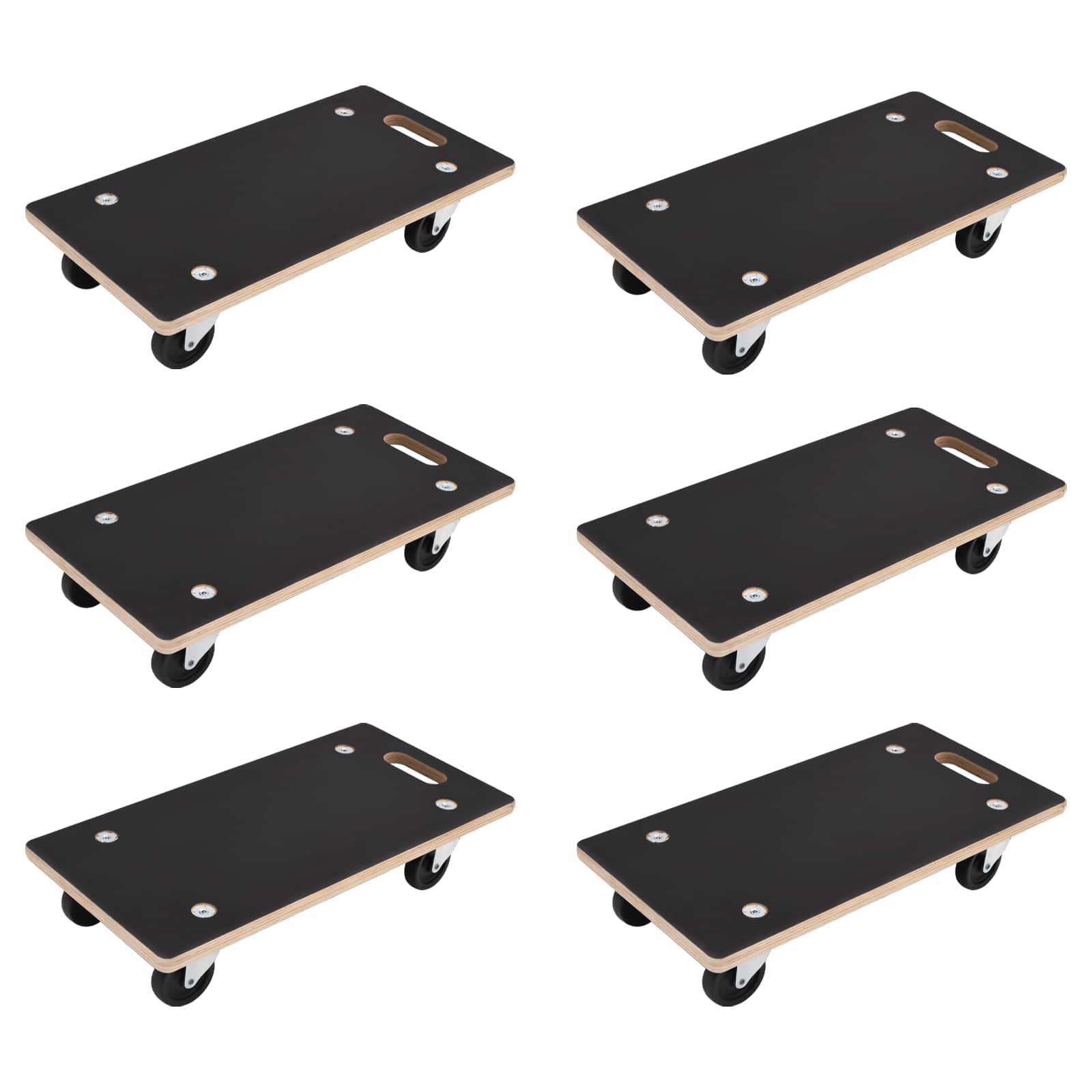 Transportroller 2 Stk. Rechteckig 60x40x11,5 cm 250 kg