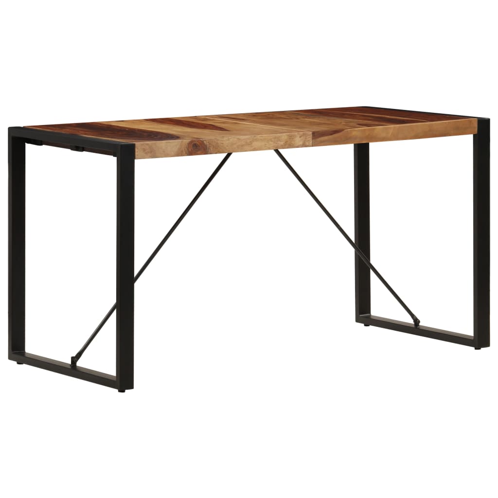 Esstisch 220x100x75 cm Massivholz Akazie