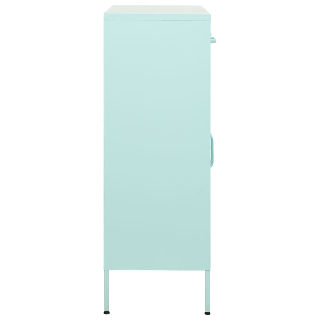 Lagerschrank Olivgrün 80x35x101,5 cm Stahl