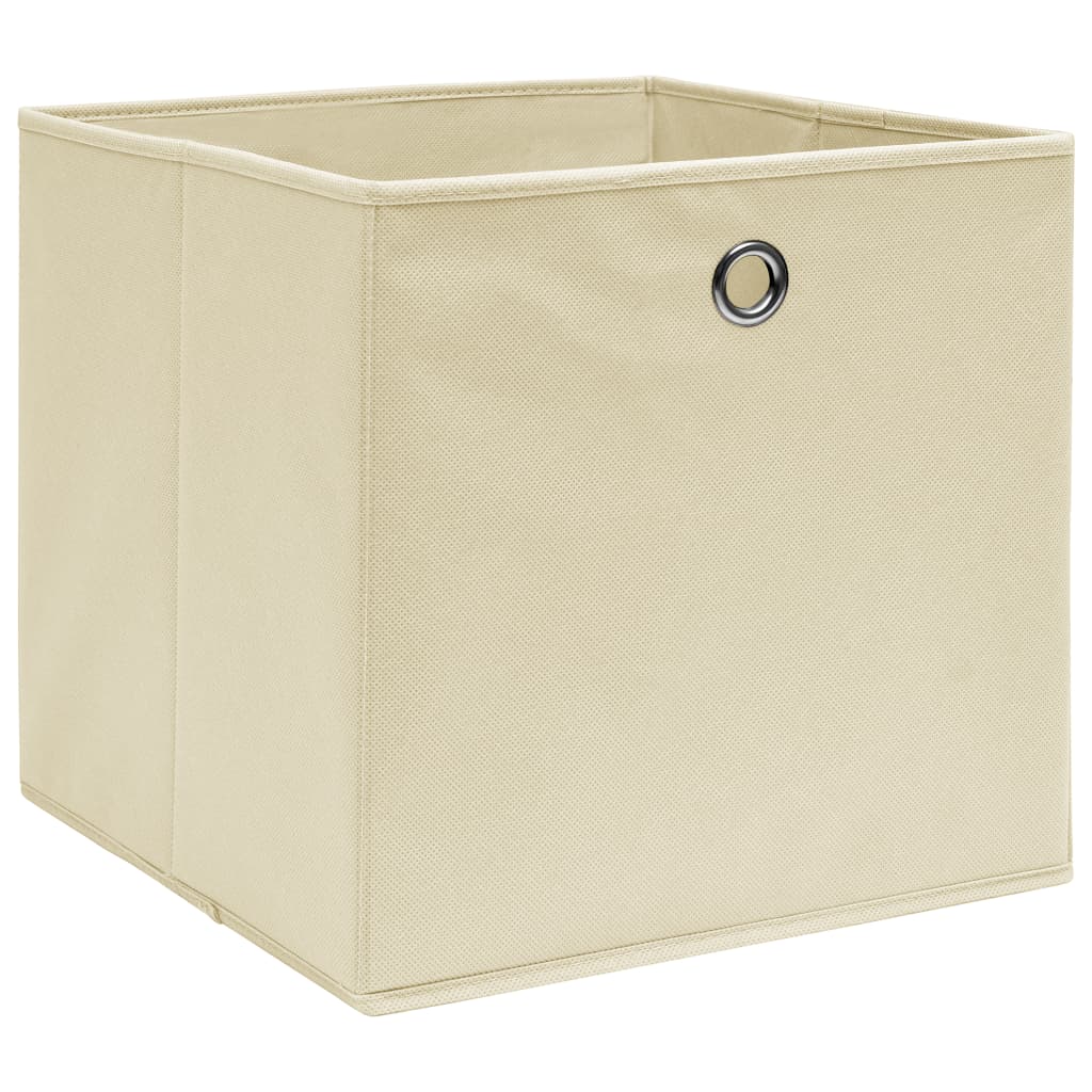 Aufbewahrungsboxen 4 Stk. Blau 32x32x32 cm Stoff