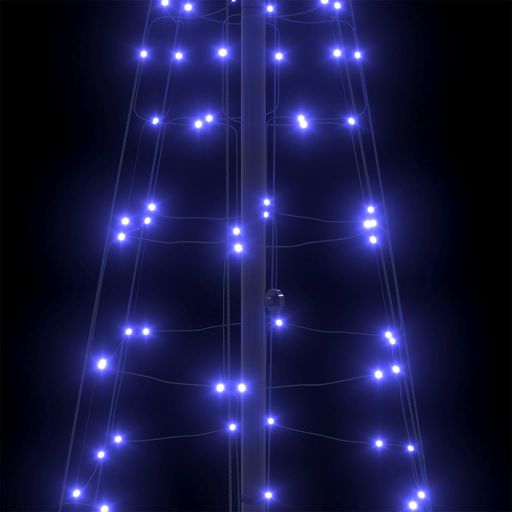 LED-Weihnachtsbaum mit Erdspießen 220 LEDs Warmweiß 180 cm