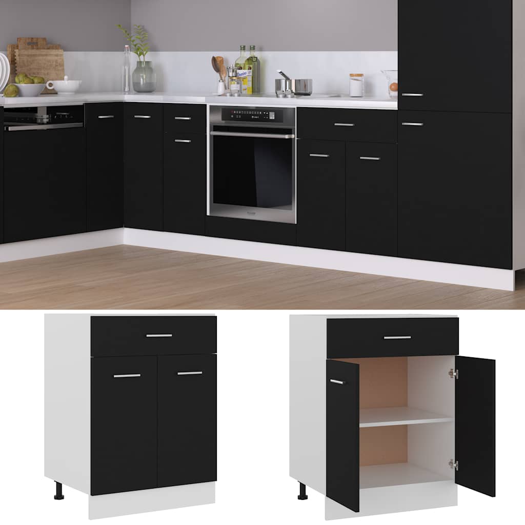 Unterschrank Lyon Weiß 60x46x81,5 cm Holzwerkstoff