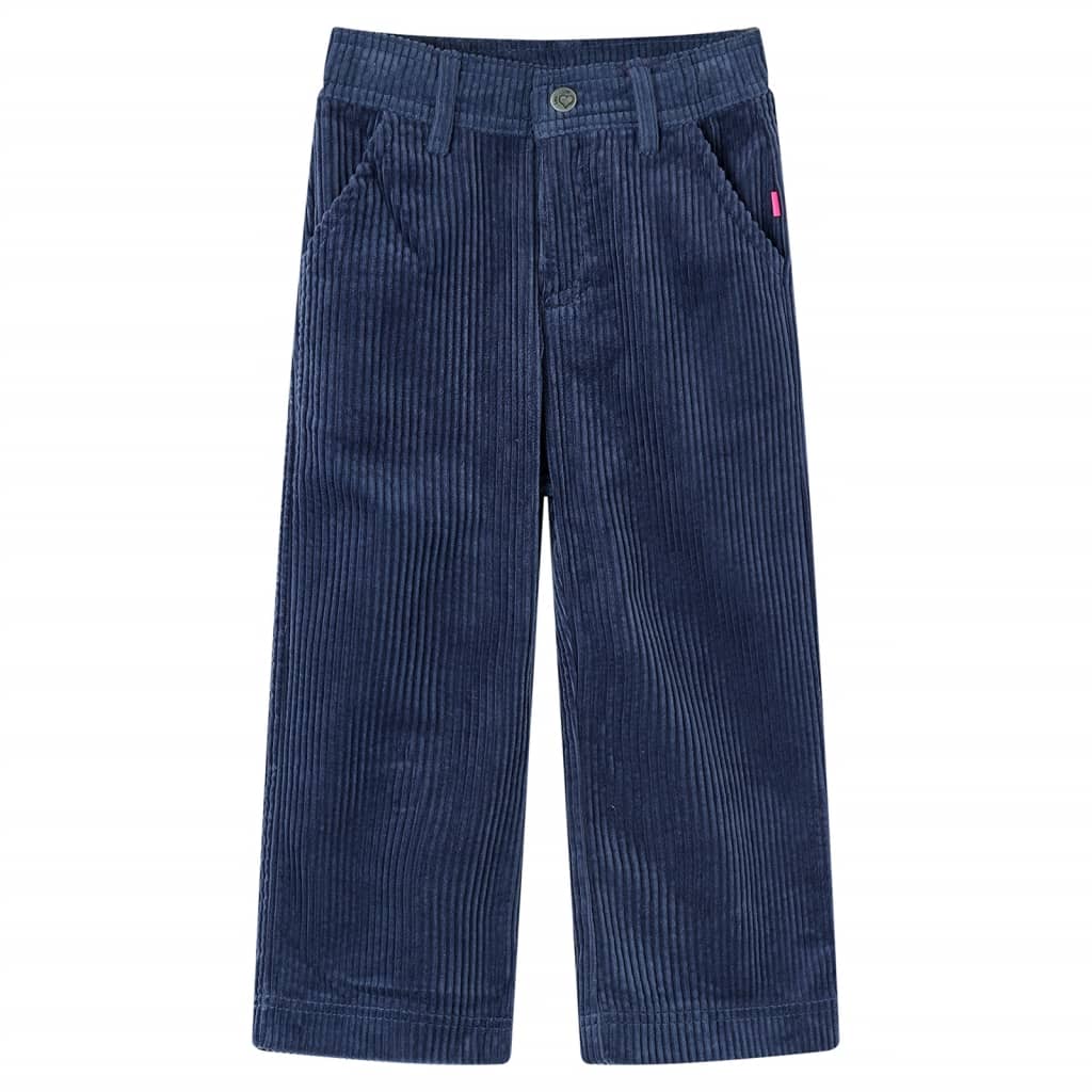 Kinderhose Cord Marineblau 104