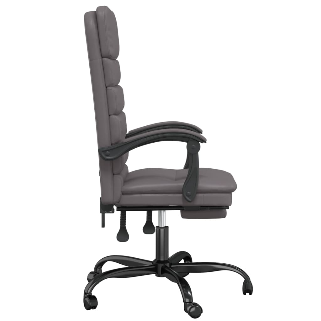 Bürostuhl mit Massagefunktion Schwarz Kunstleder