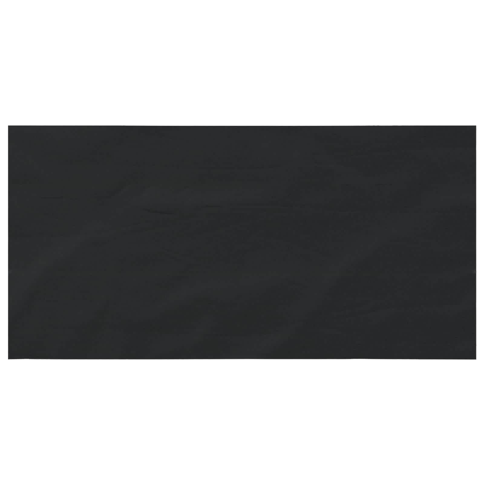 Solar Poolabdeckung 1000 x 500 cm 110 μm Quadratisch PE Schwarz