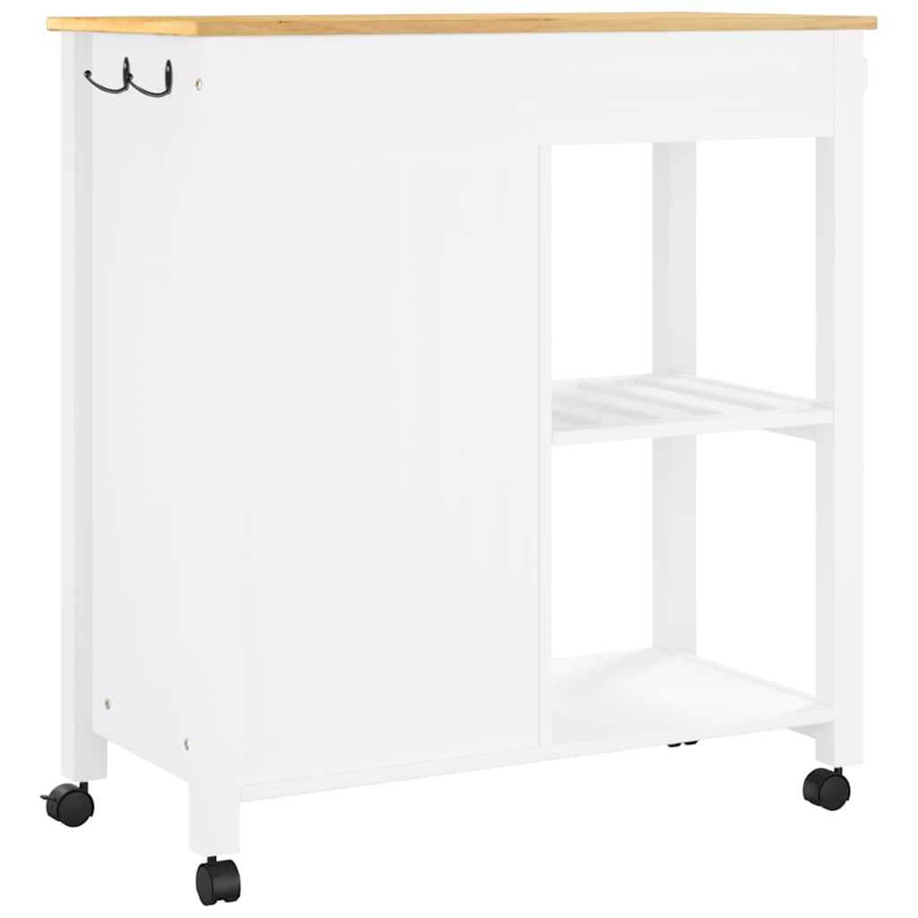 Küchenwagen MONZA 84x40x88,5 cm Massivholz Kiefer