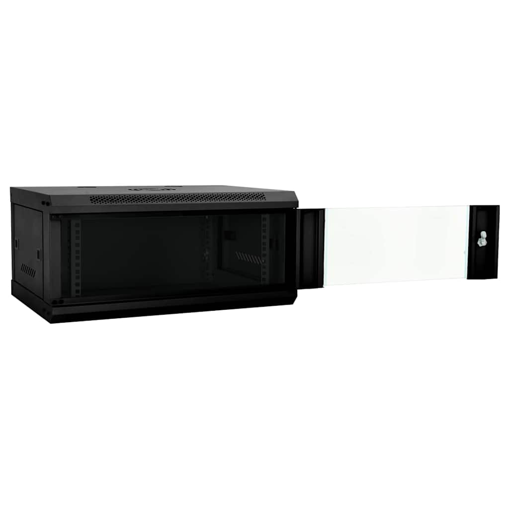 Netzwerkschrank mit Speicher Grau 60 x 45 x 28 cm Stahl