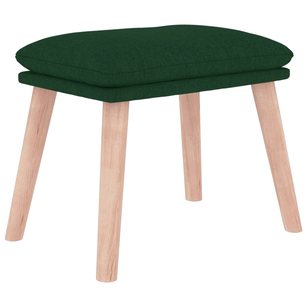 Fußhocker Hellgrau 45x29,5x35 cm Stoff