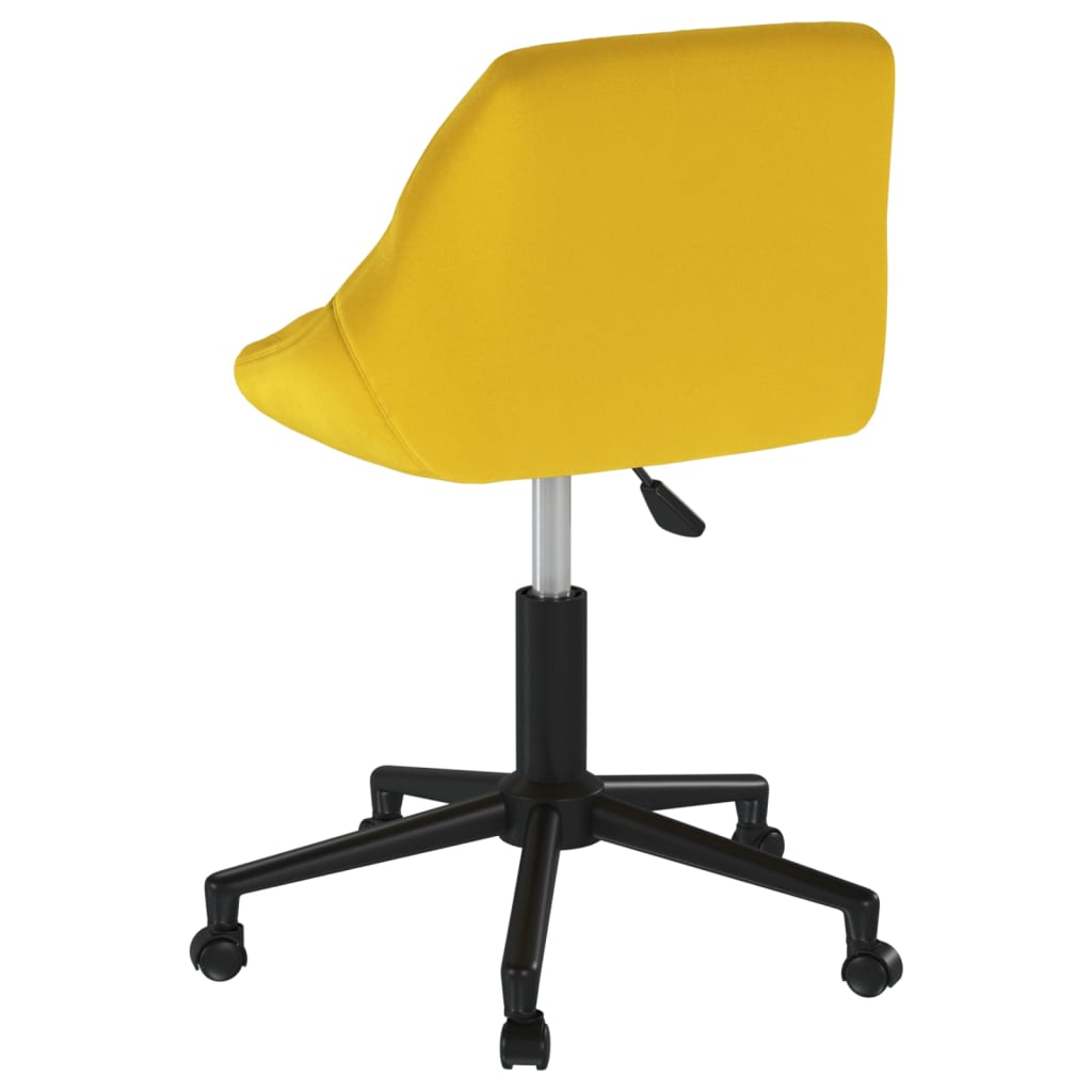 Bürostuhl Drehbar Creme Samt