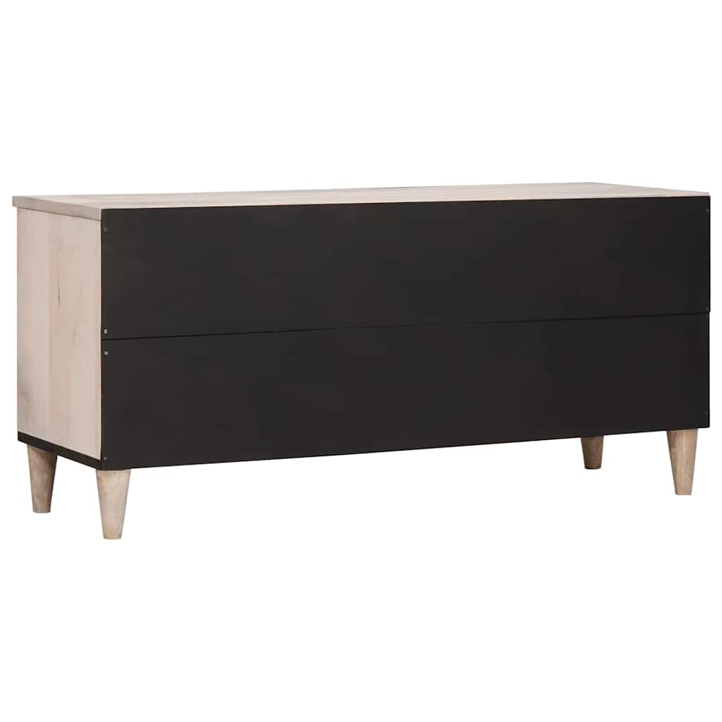 TV-Schränk mit Schubladen 100 x 33 x 46 cm Massivholz Mango