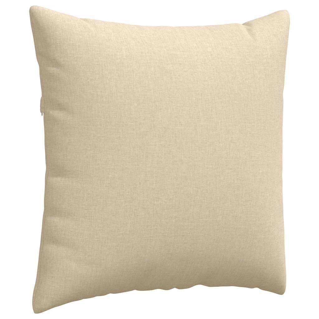 Sofakissen 2 pcs Hellgrau 50 x 30 cm Stoff