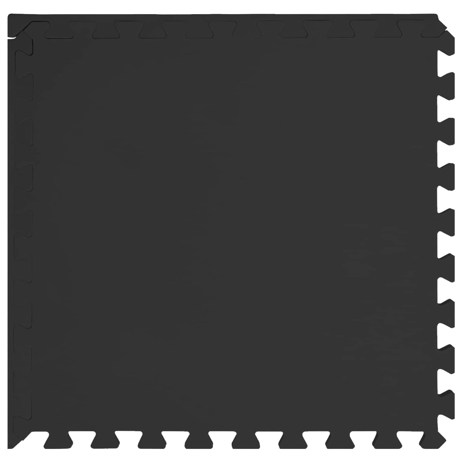 Pool Bodenteppich 6 pcs Schwarz 2,16 ㎡ EVA-Schaum