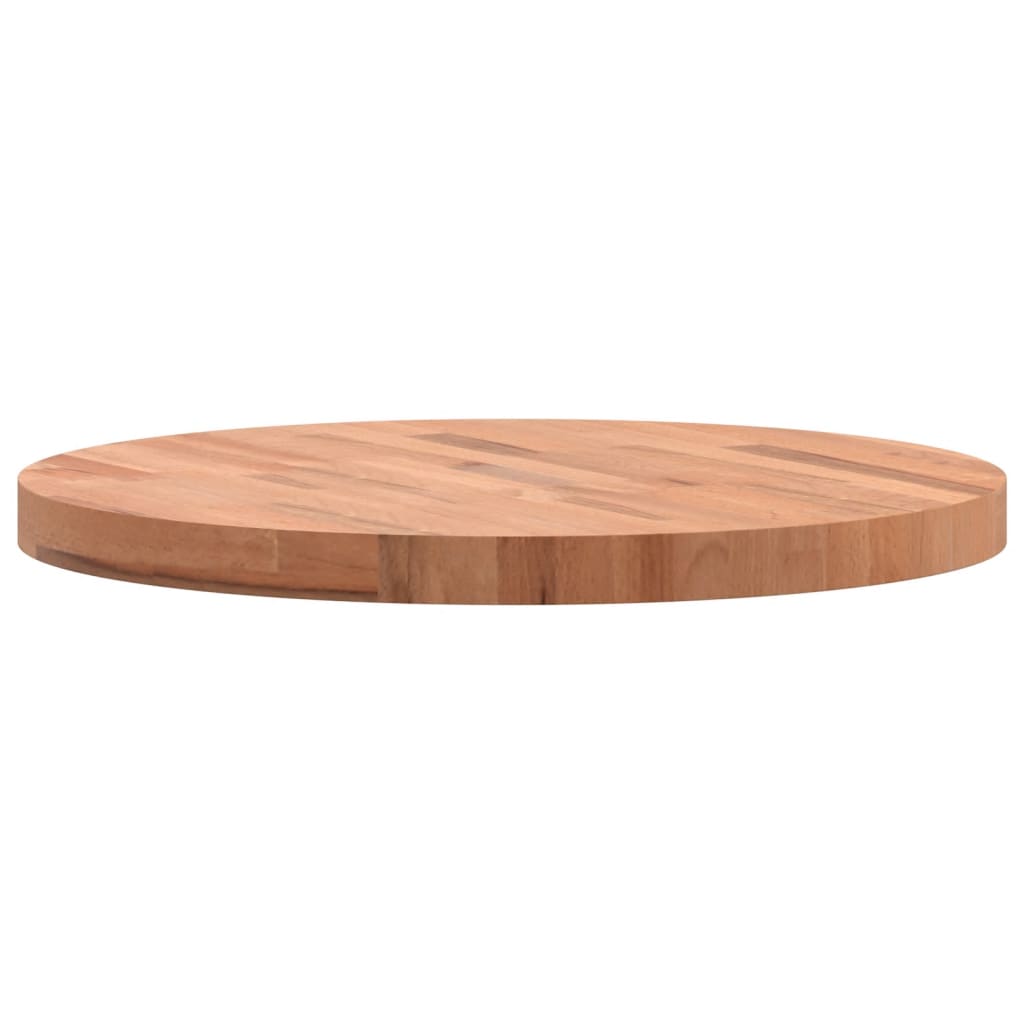 Tischplatte Ø30x1,5 cm Rund Massivholz Buche
