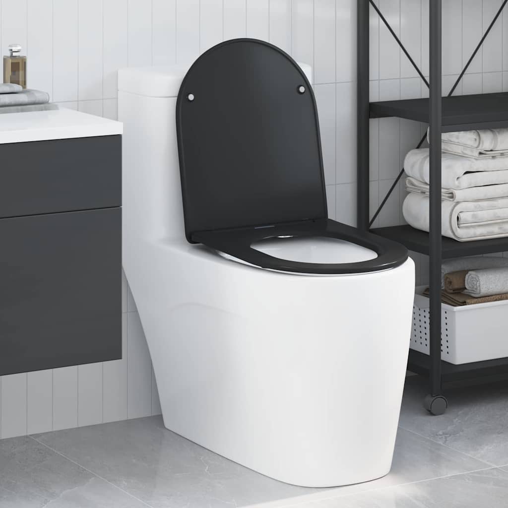 Toilettensitz Anthrazit 47 x 36 x 3,4 cm Duroplast