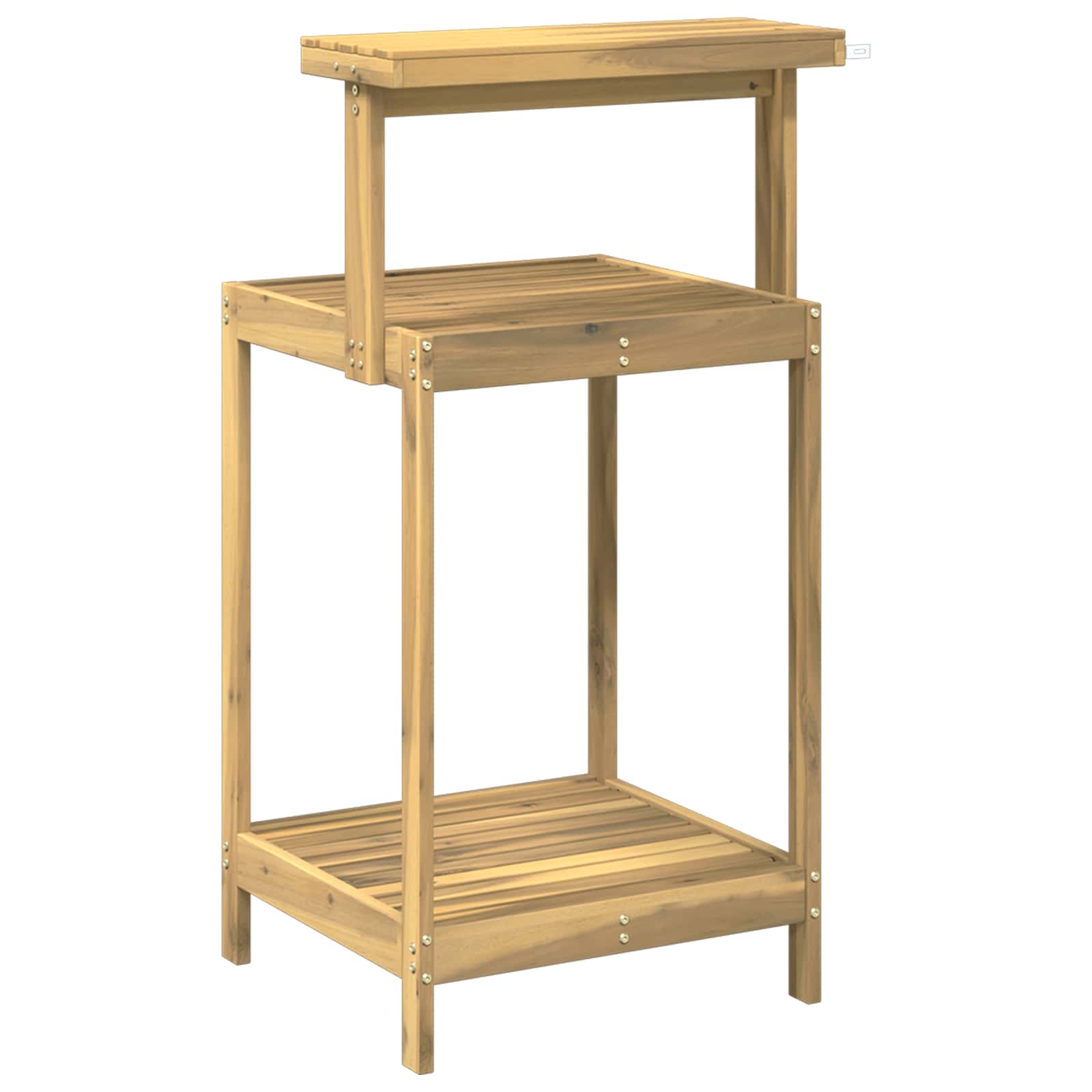 Outdoor Umtopfbank 56,5 x 48,5 x 107 cm Massivholz Akazie Natur
