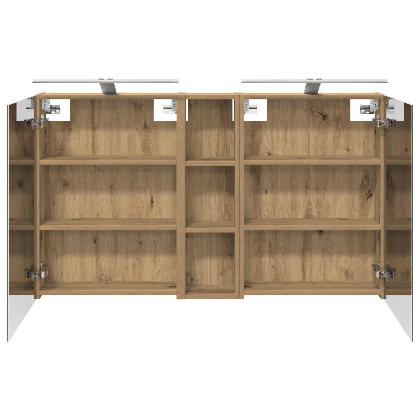 Badezimmerschrank-Set 3 pcs 80 x 10,5 x 50 cm Holzwerkstoff