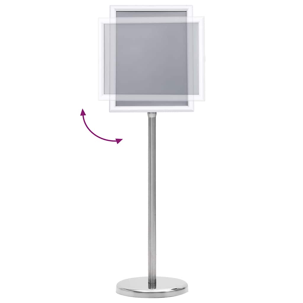 Plakatständer 2 pcs Schwarz 45 x 32,7 x 108 cm Aluminium