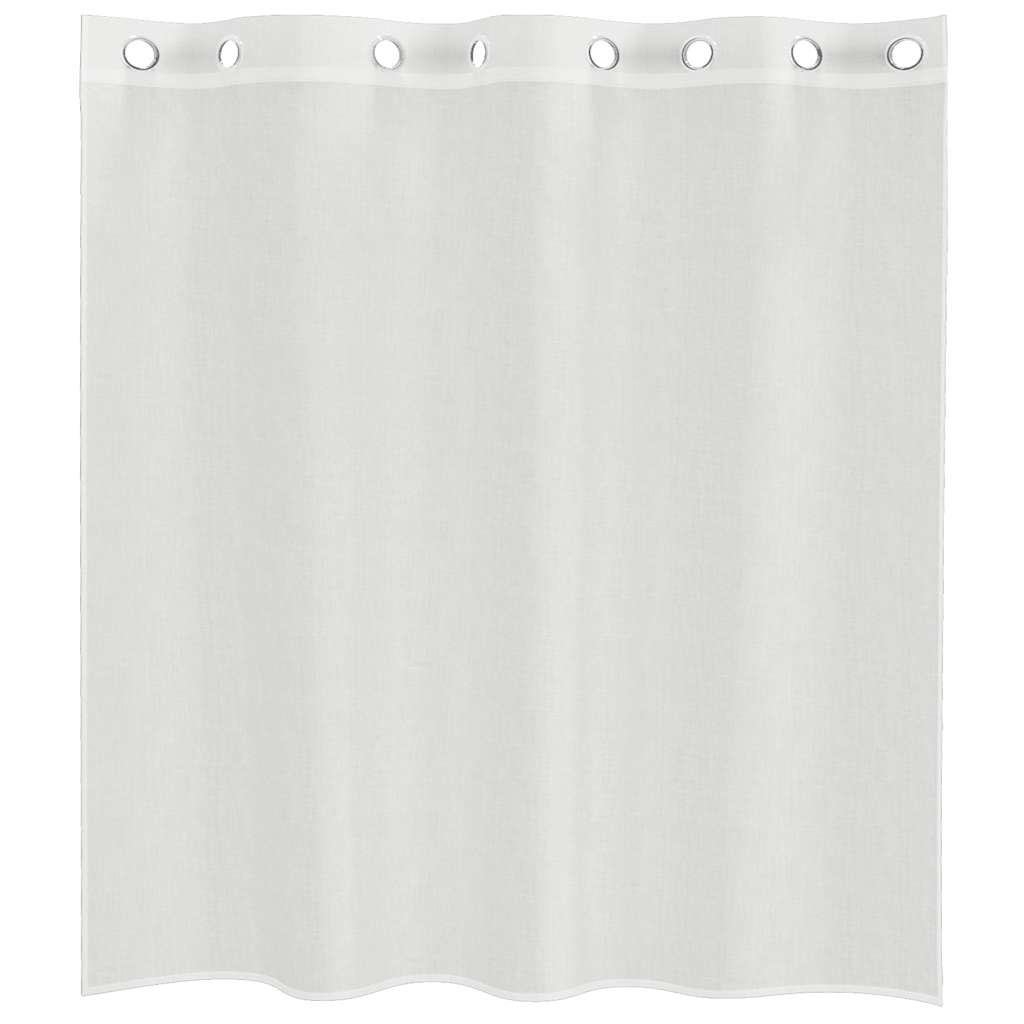 Voile Vorhänge mit Ösen 2 Stk. Apfelgrün 140x140 cm
