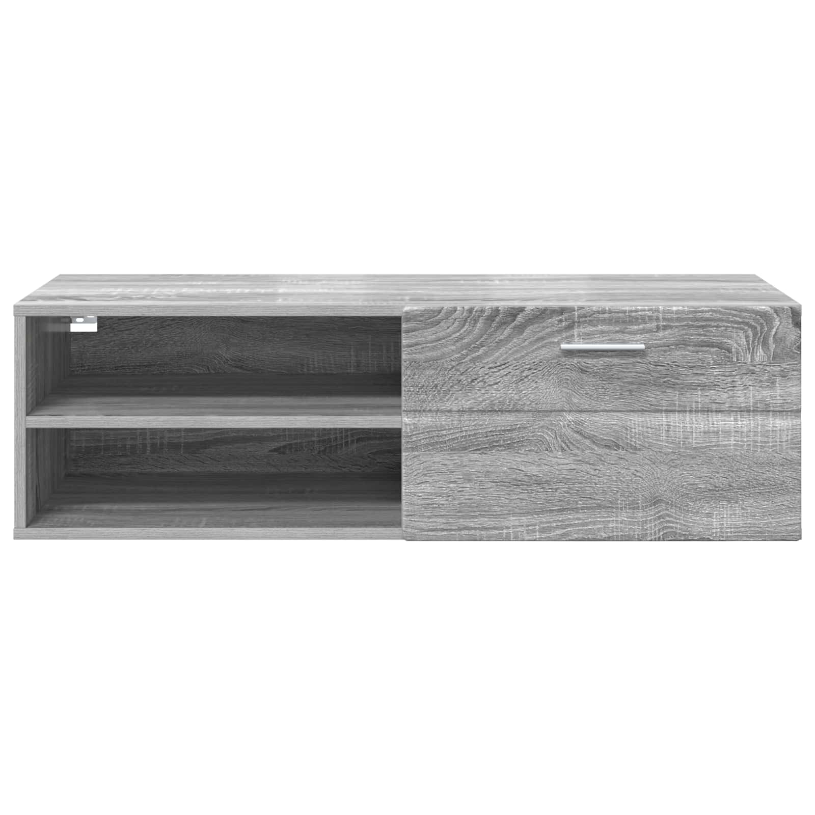 Highboard mit Regal FLORIN Weiß 60 x 35 x 182 cm Holzwerkstoff