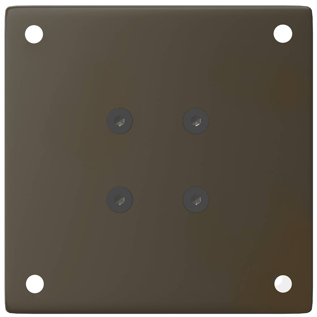 Bartischbeine 4 Stk. Schwarz 100-102 cm Stahl