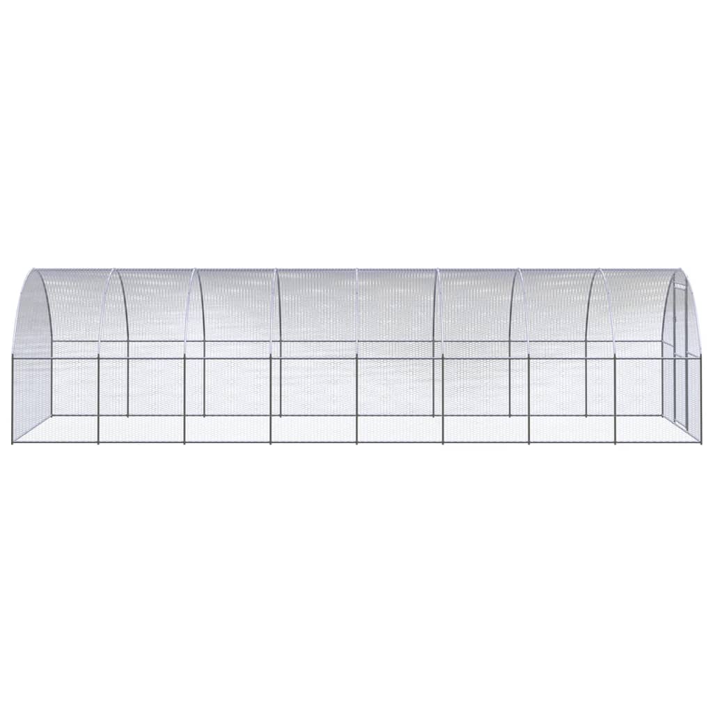 Outdoor-Hühnerstall 3x2x2 m Verzinkter Stahl