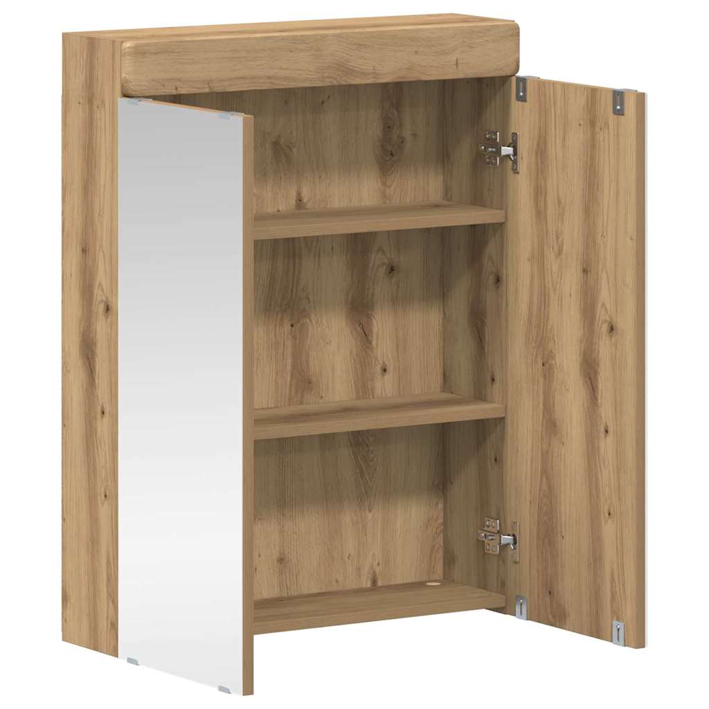Badezimmermöbel-Set TULUM 2 pcs Weiß 60 x 34 x 63 cm