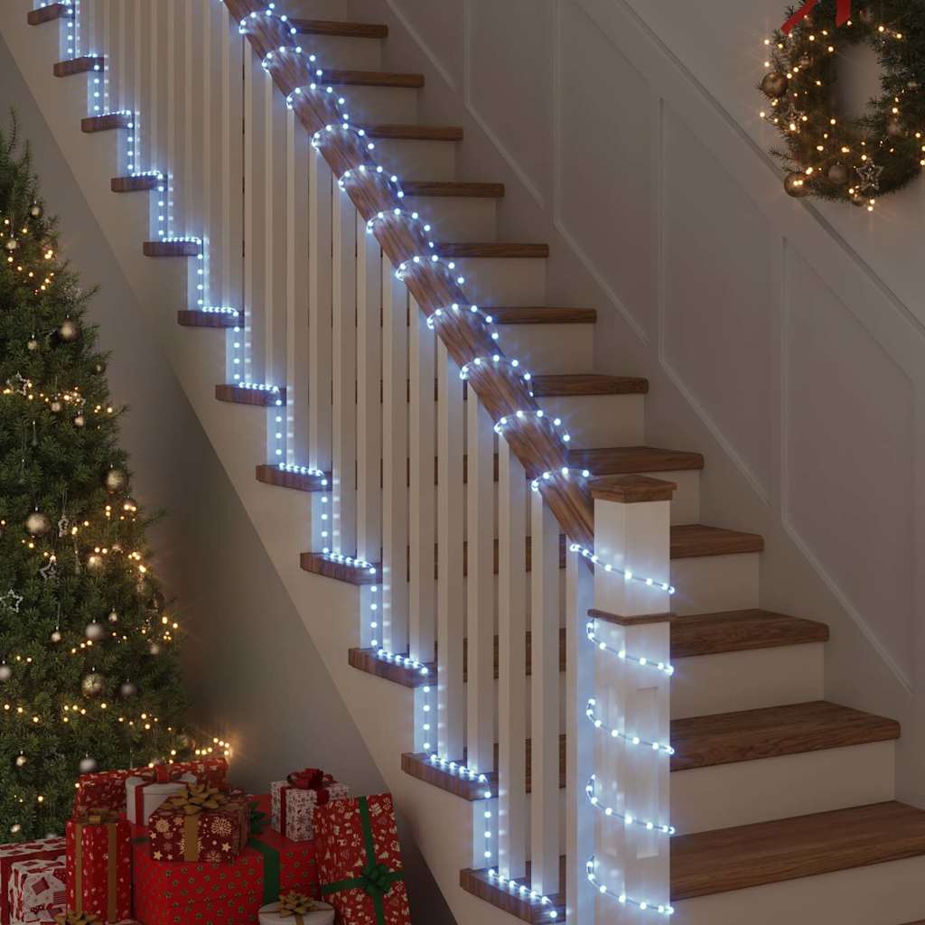 Lichtseil mit 120 LEDs Warmes Weiß 5 m PVC