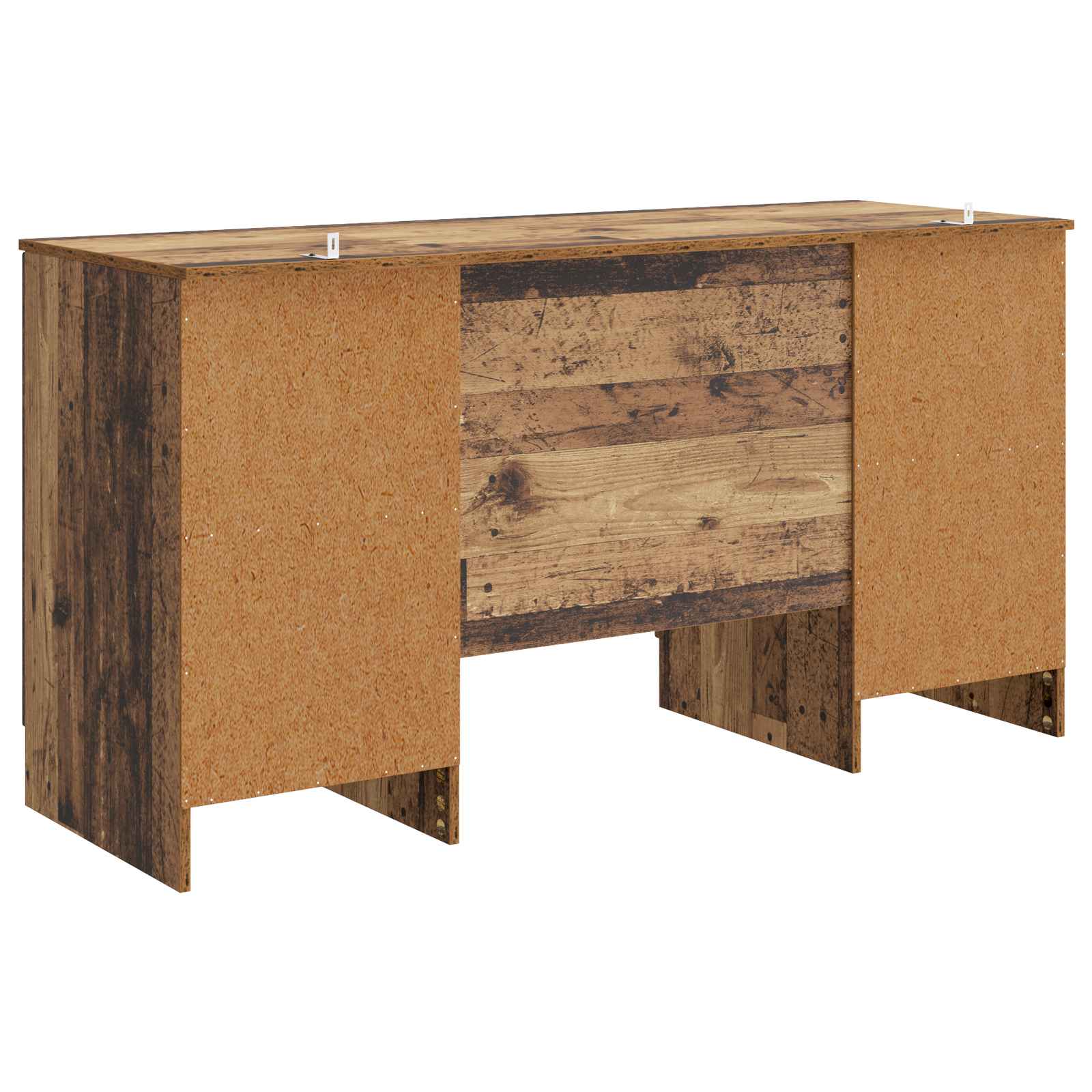 Schreibtisch mit Regal Schwarz 142,5 x 50 x 75 cm Holzwerkstoff
