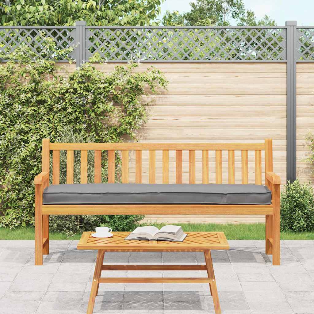 Palettenkissen Anthrazit 200 x 40 x 8 cm Oxford-Stoff