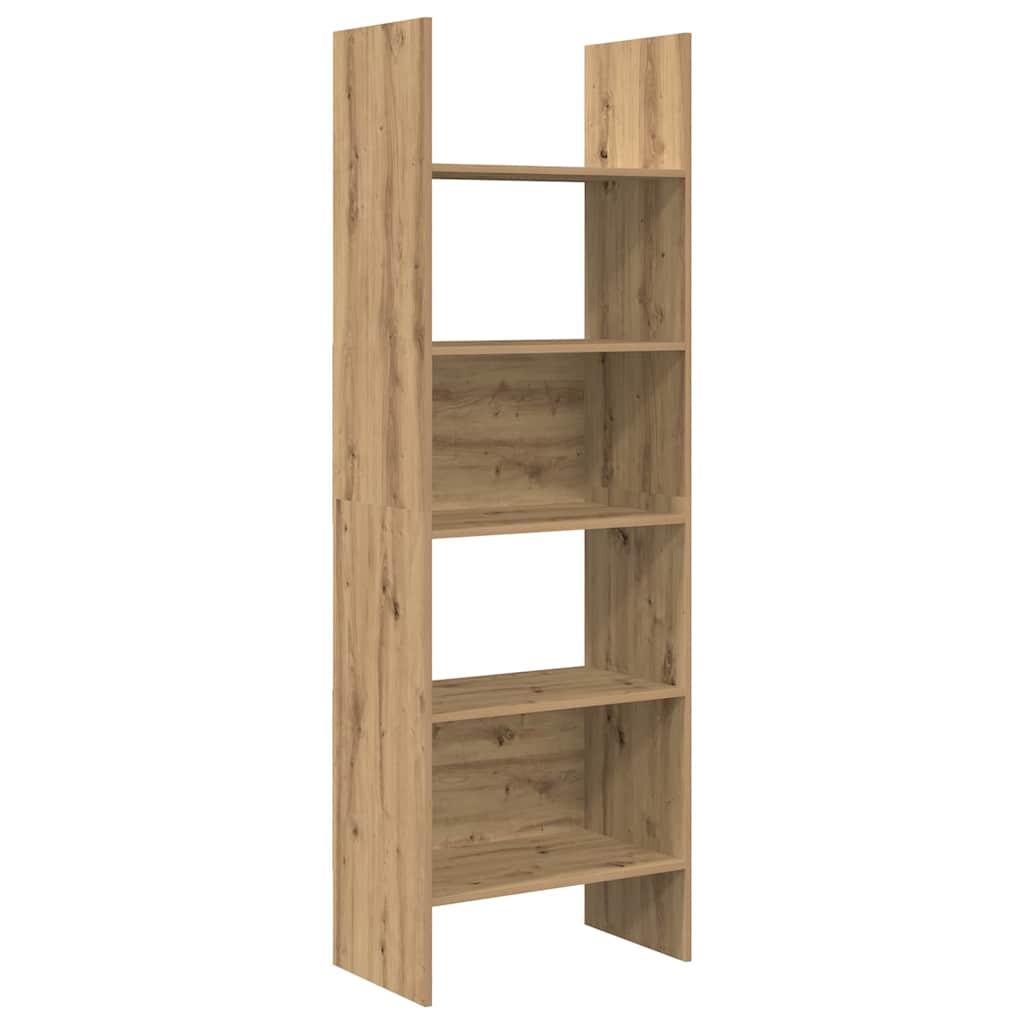 Bücherregal Weiß 60x35x180 cm Holzwerkstoff