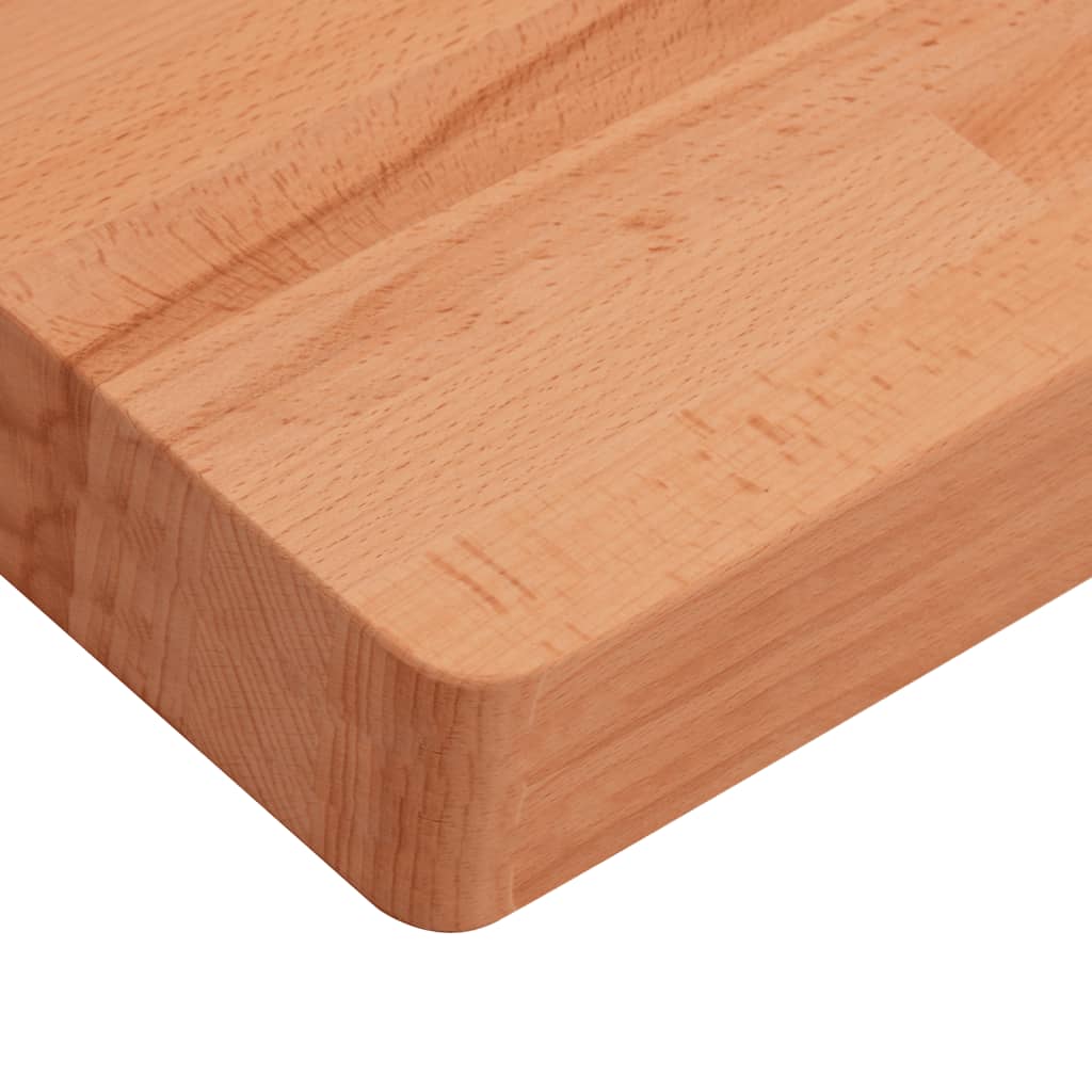 Tischplatte Ø30x1,5 cm Rund Massivholz Buche