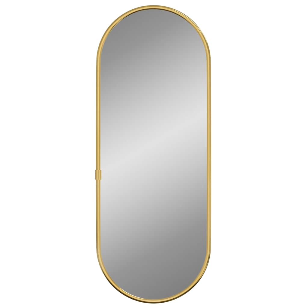 Wandspiegel Silbern 50x20 cm Oval