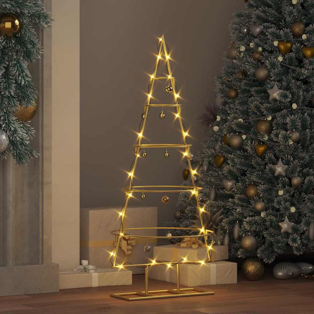 Metall-Weihnachtsbaum Deko Schwarz 60 cm