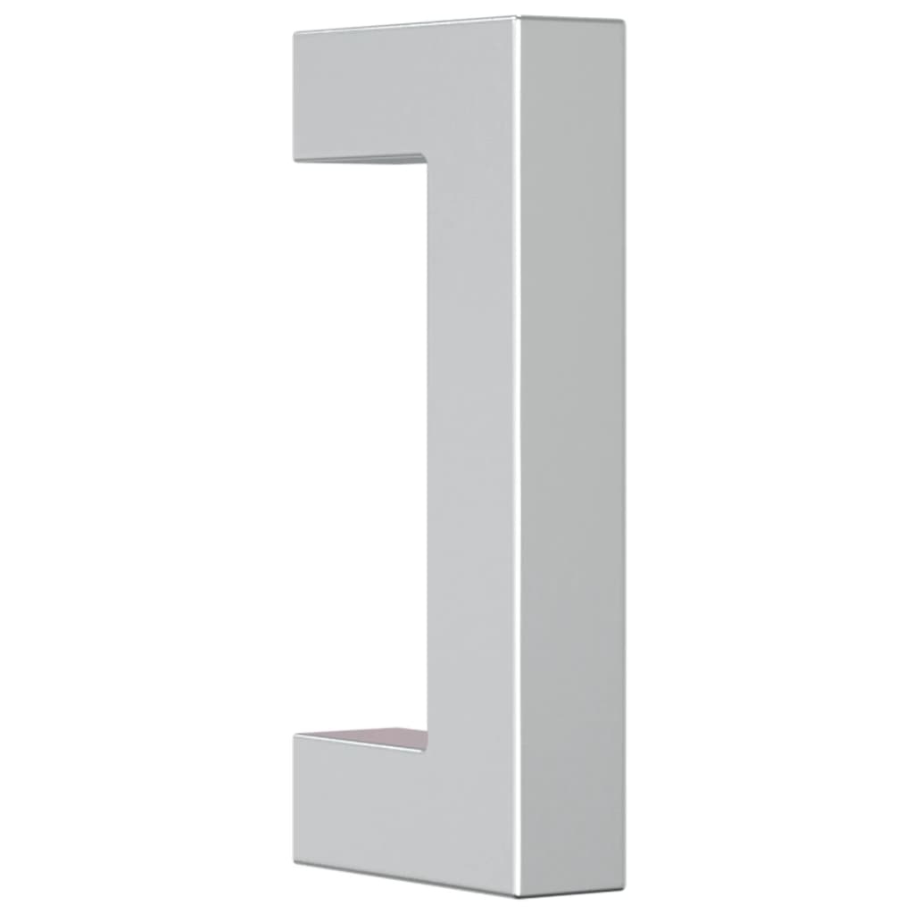 Möbelgriffe 10 Stk. Silbern 64 mm Edelstahl