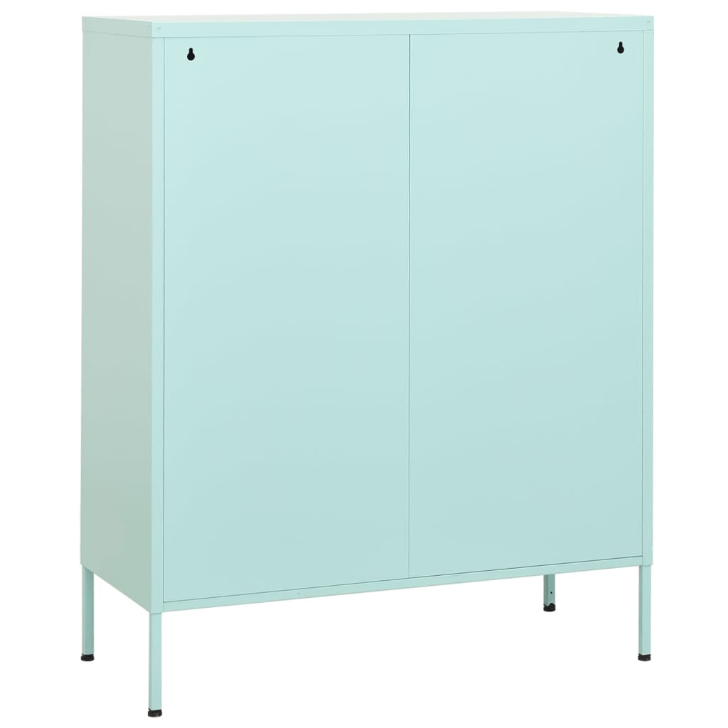 Lagerschrank Olivgrün 80x35x101,5 cm Stahl