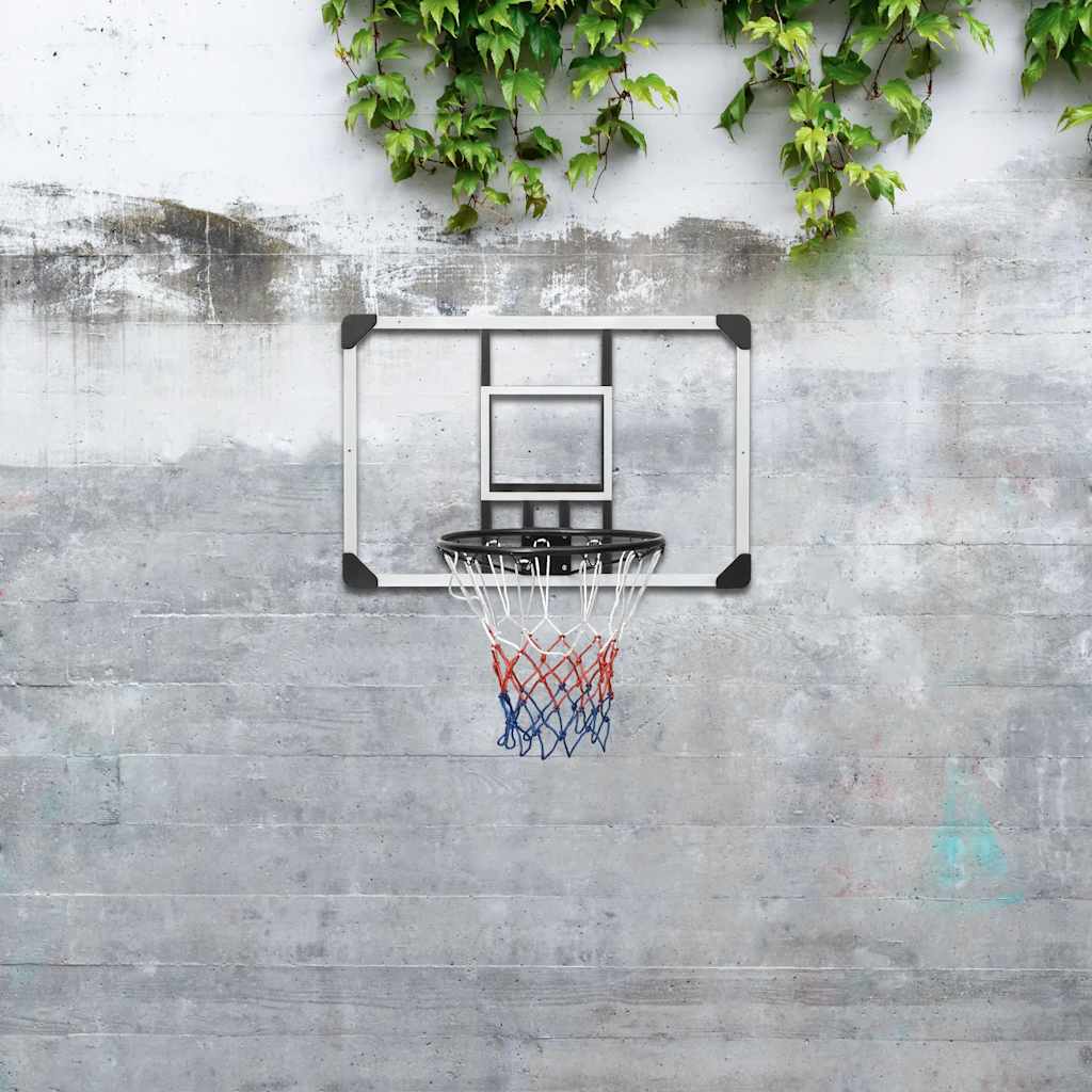 Basketballkorb Transparent 106x69x3 cm Polycarbonat