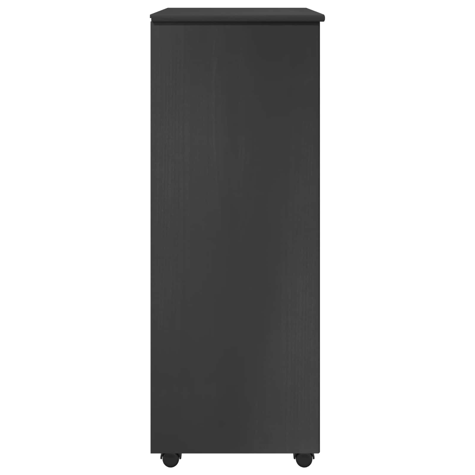 Rollschrank Honigbraun 53 x 39 x 103 cm Massivholz Kiefer