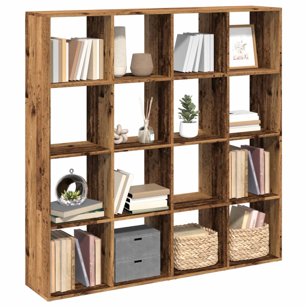 Bücherregal Weiß 137,5x29x137,5 cm Holzwerkstoff