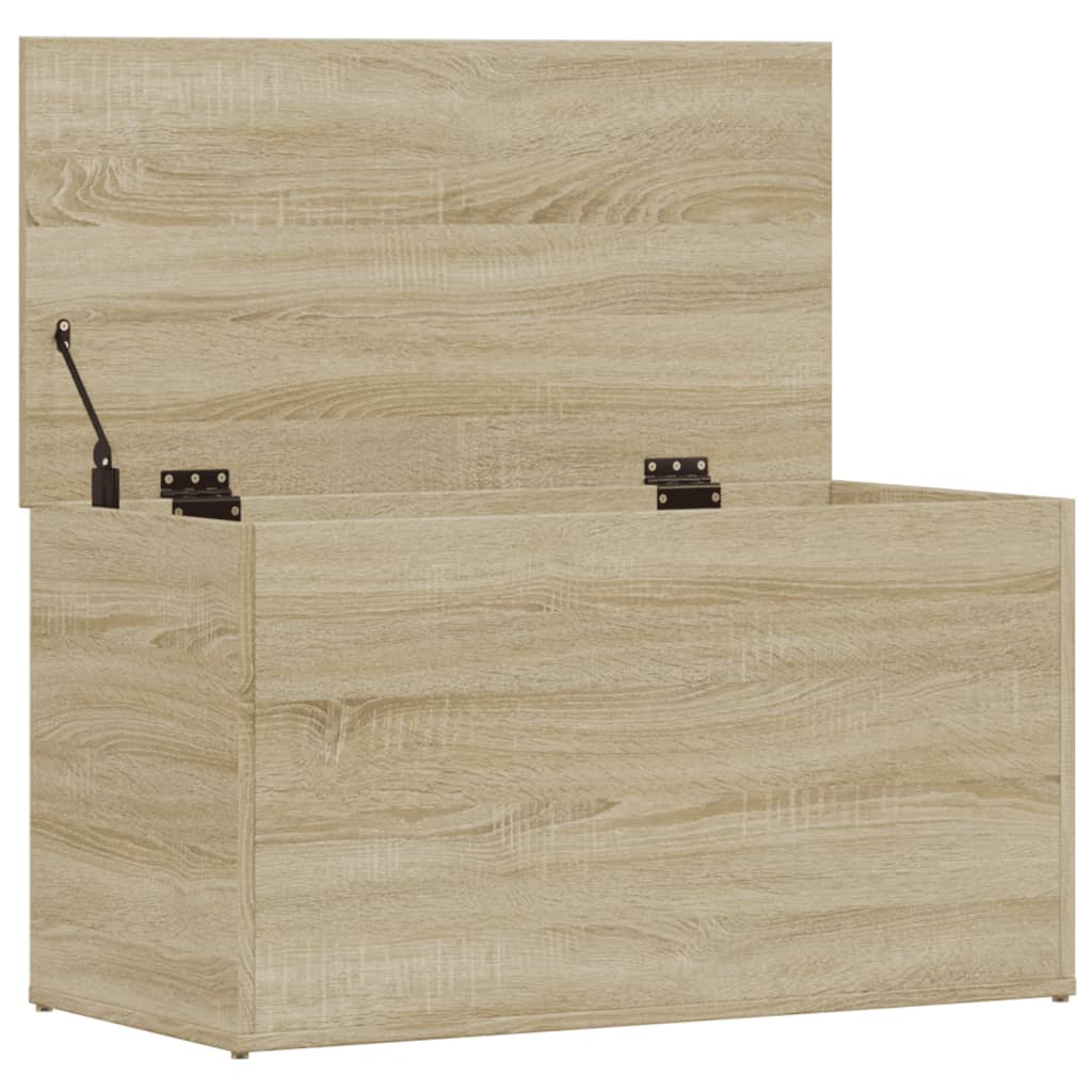 Aufbewahrungstruhe Weiß 84x42x46 cm Holzwerkstoff