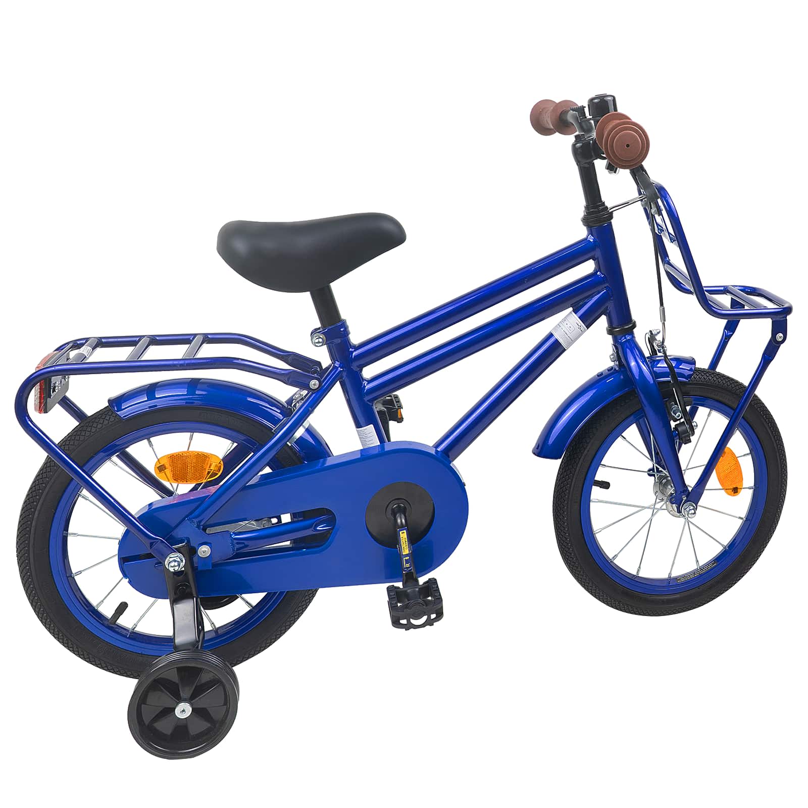 Kinderfahrrad 12 Zoll für 2-4 Jahre alt Schwarz