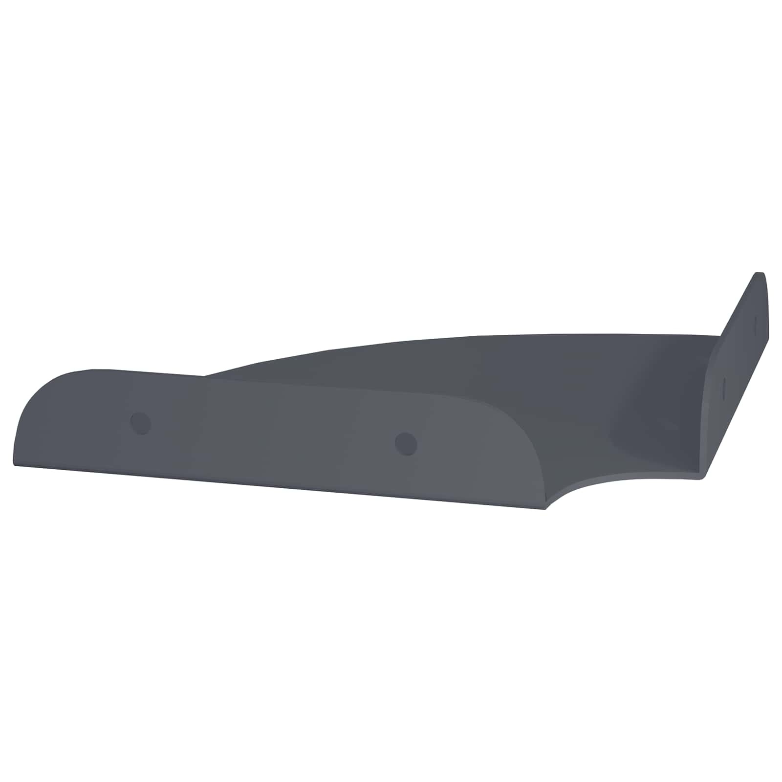 Schwebendes Regal mit Regal 2 pcs Schwarz 15 x 15 x 2 cm