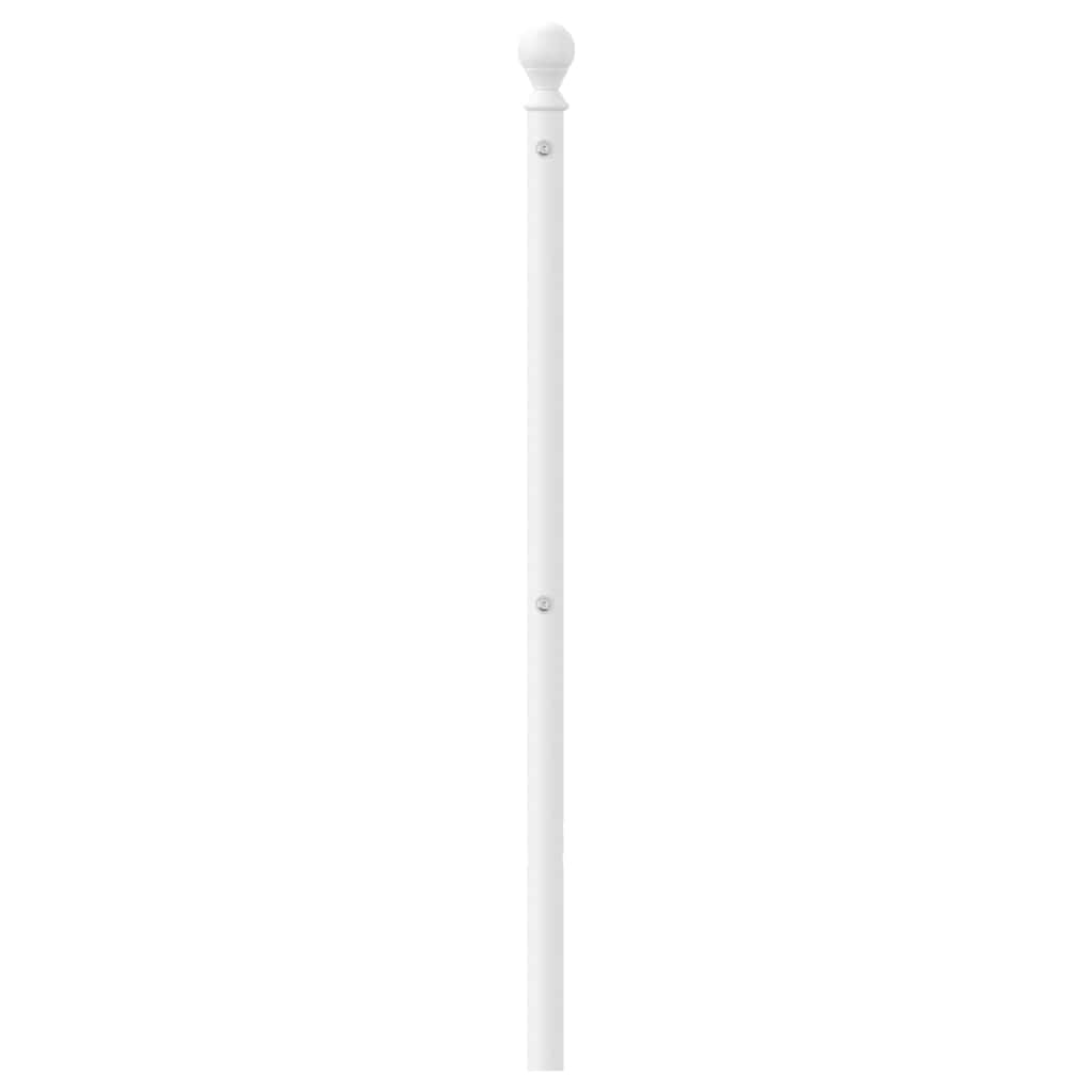 Ersatz-Kopfteil Metall Schwarz 100 cm