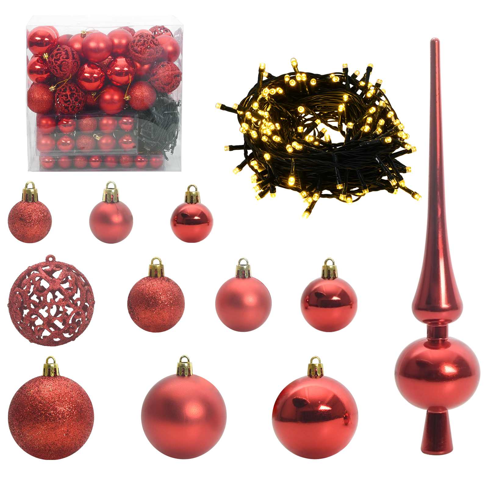 Künstlicher Weihnachtsbaum Weiß 180 cm PVC und Stahl
