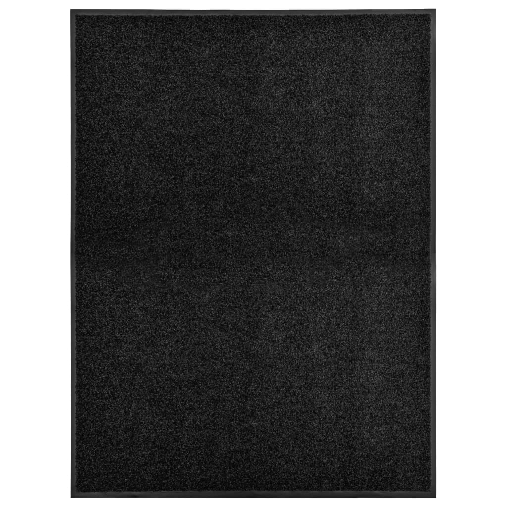 Fußmatte Waschbar Anthrazit 120x180 cm