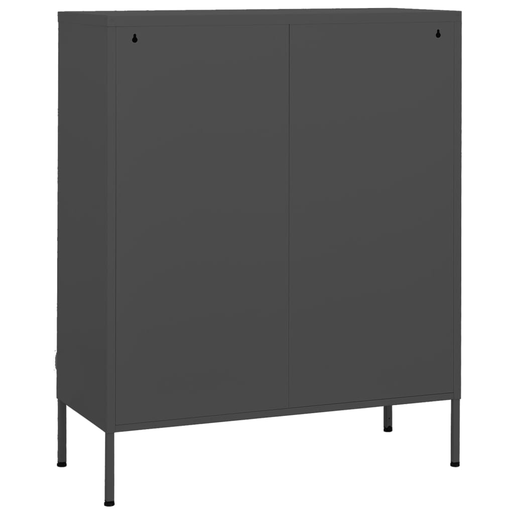 Lagerschrank Olivgrün 80x35x101,5 cm Stahl
