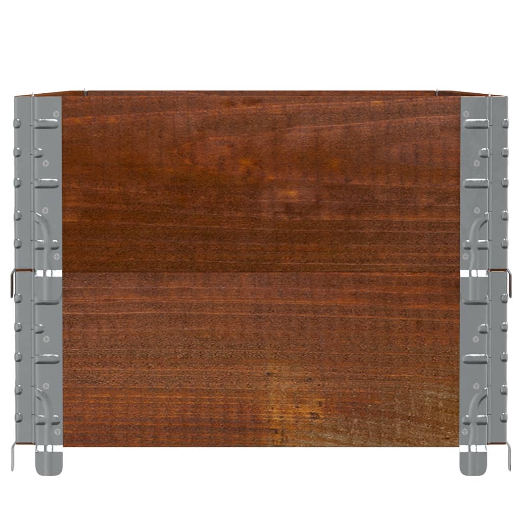 Pflanzkasten Grau 150x100 cm Massivholz Kiefer
