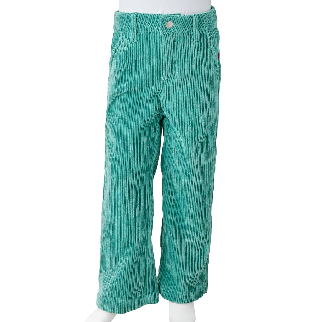 Kinderhose Cord Minzgrün 104
