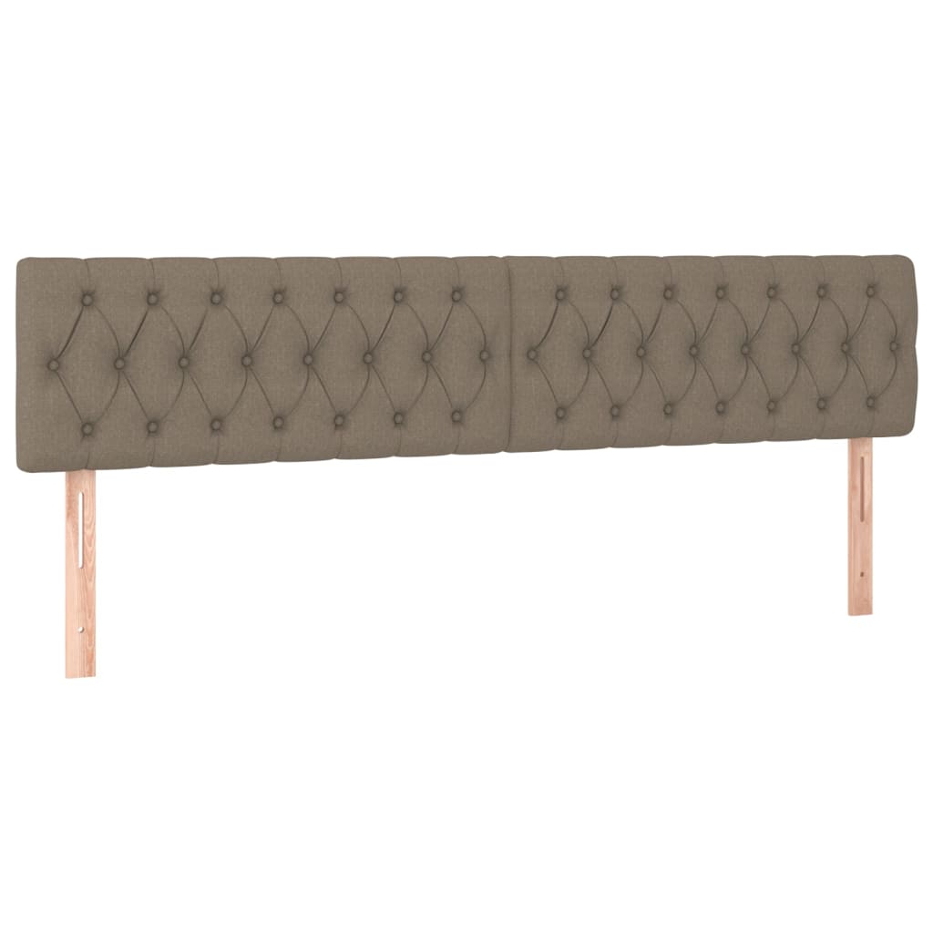 Kopfteil Hellgrau 80x7x118/128 cm Stoff